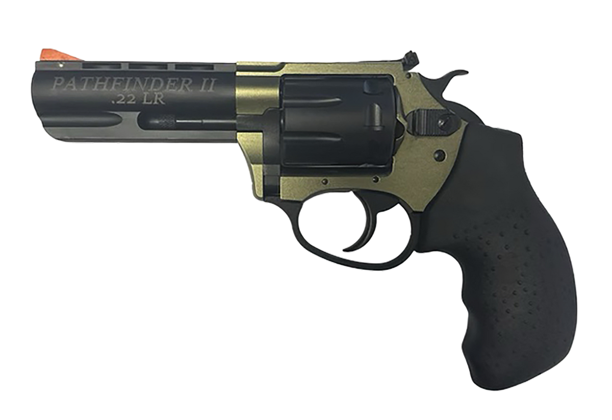 Charter Arms Pathfinder II .22 LR 3.5" 8-Shot DA/SA Revolver - OD Green/Black