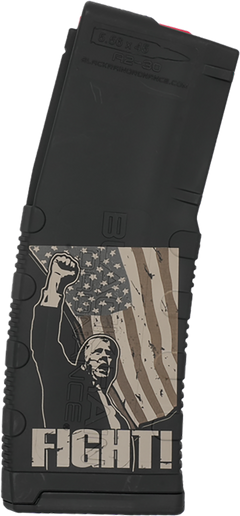 Black Rain Ordnance MAG30 Trump Fight AR-15 Magazine 30rd .223 Rem/5.56 NATO Black Polymer