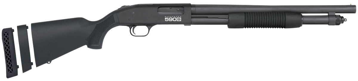 Mossberg 590S 12 Gauge 3" 18.5" 10+1 Pump-Action Shotgun