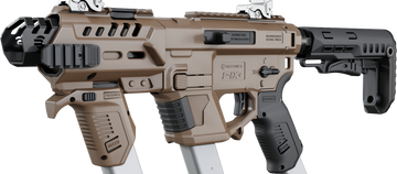 Recover Innovations P-IX+MG Pistol Stabilizer Kit with PG9 Grip & SR20 Brace - Tan