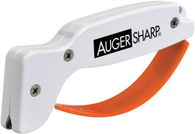 Accusharp 007C AugerSharp Diamond Tungsten Carbide Ice Auger Blade Sharpener White/Orange