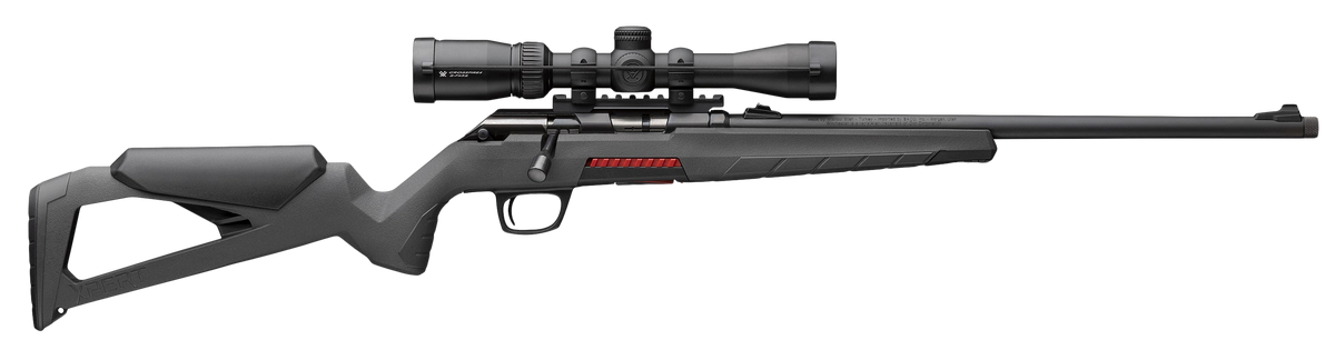Winchester Guns Xpert SR 17 WSM 16.5" 8+1 Bolt Action Rifle w/Vortex Crossfire II 2-7x32 Scope - Gray Synthetic Stock