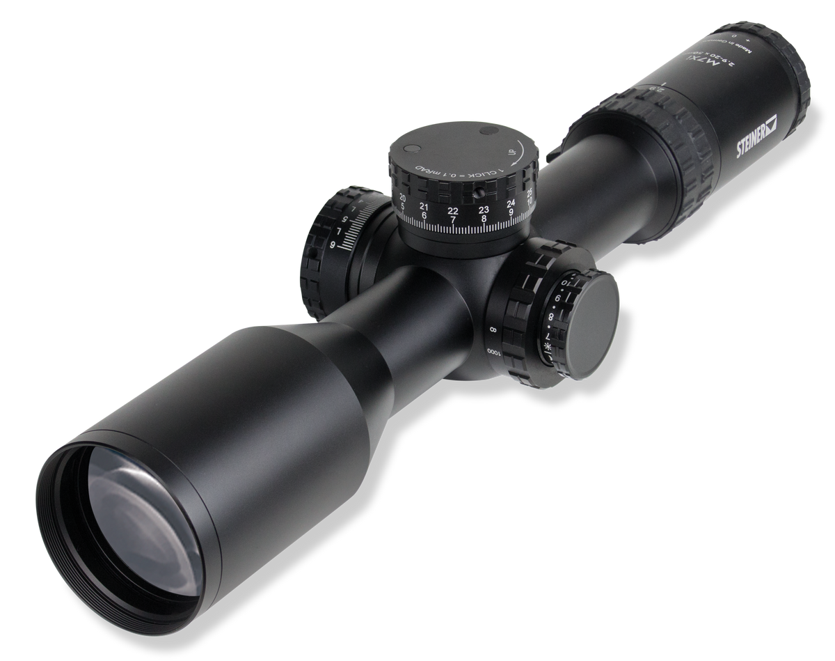 Steiner M7Xi 2.9-20x50mm 34mm Tube FFP MSR2 Riflescope - Matte Black