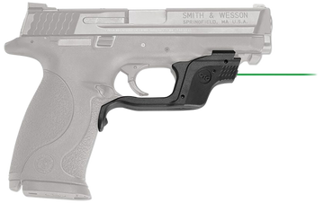 Crimson Trace LG-360G Laserguard Green Laser Sight for S&W M&P Full-Size & Compact - Black Polymer
