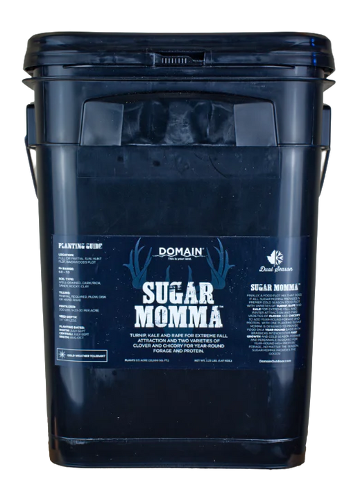 Domain Outdoor Sugar Momma Food Plot Seed Mix 1/2 Acre 3.25 lb Jug