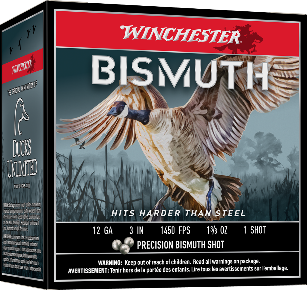 Winchester Ammo Bismuth 12 Gauge 3" 1-3/8 oz #1 Shot 25 Rd - Box or Case
