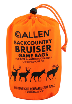 Allen 6591 BackCountry Bruiser Deer Game Bag Set Orange Polyester 4 Bags - 30" x 20"