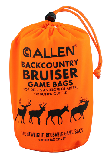 Allen 6591 BackCountry Bruiser Deer Game Bag Set Orange Polyester 4 Bags - 30" x 20"