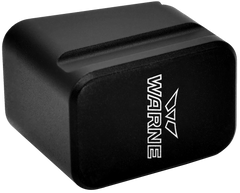 Warne 3126 Magazine Extension Glock 19/23 6061-T6 Aluminum Black - +5rd 9mm Luger / +4rd .40 S&W