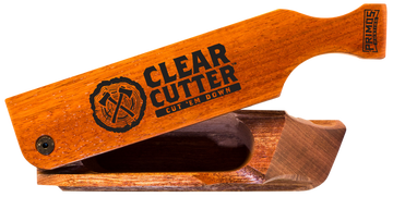 Primos PS244 Clear Cutter Box Call Turkey Mahogany/Walnut