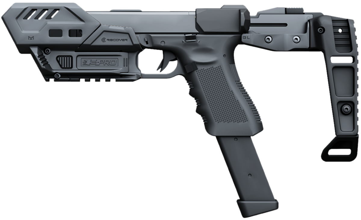 Recover Innovations S-Pro MG Conversion Kit for Glock Black Polymer