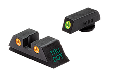 Meprolight Tru-Dot Night Sight Set Green Tritium Front/Orange Tritium Rear for Glock 17/19/22/23/24/25/28/31/32/33/34/35/37/38/39