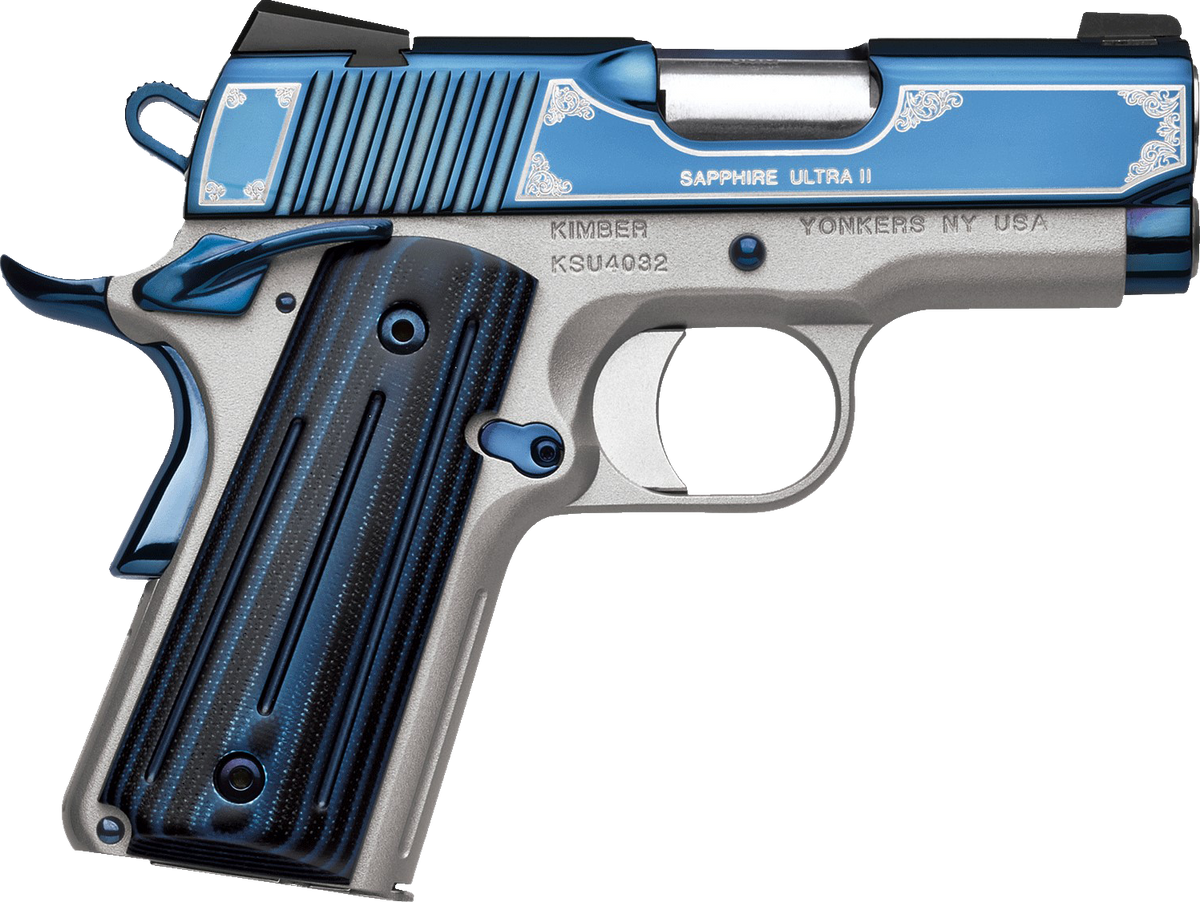 Kimber Ultra II 45 ACP 3" 7+1 Semi-Auto Pistol - Sapphire Blue PVD