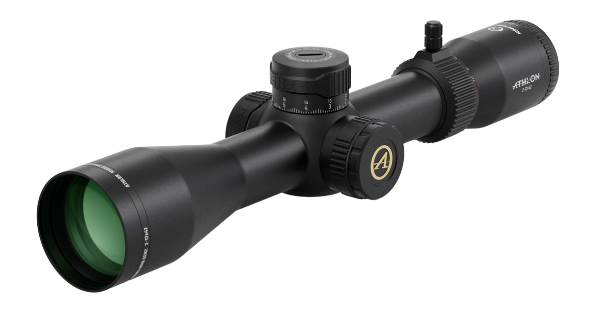 Athlon Midas HMR GEN2 2-12x42mm 30mm Tube SFP Illuminated MIL Riflescope