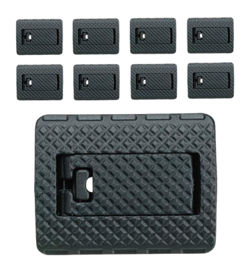 FAB Defense FX-MALC2B Locking Rail Cover Wide 9-Pack Black