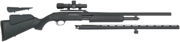 Mossberg 500 Field/Deer Combo 20 Gauge 3" 26"/24" 5+1 Pump Shotgun - Vent Rib/Slugster Barrels, Dead Ringer Scope