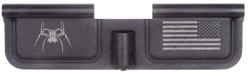 Spikes SED7010 Ejection Port Door Spider and Flag AR-15 Black Phosphate Steel