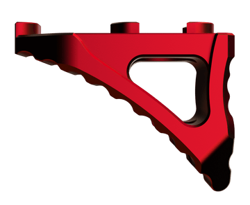 Rise Armament RA030RR Micro Hand Stop M-LOK Skeletonized 7075-T6 Aluminum - RISE Red