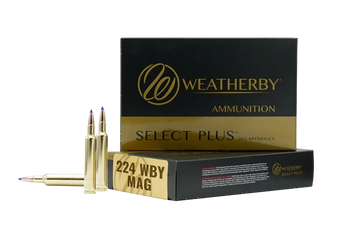 Weatherby Select Plus 224 Weatherby Magnum 80.5gr Berger FBT 20-Rd - Box or Case