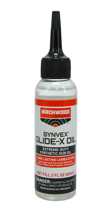 Birchwood Casey SYNVEX Glide-X Oil 2 oz Pump Synthetic Gun Lubricant
