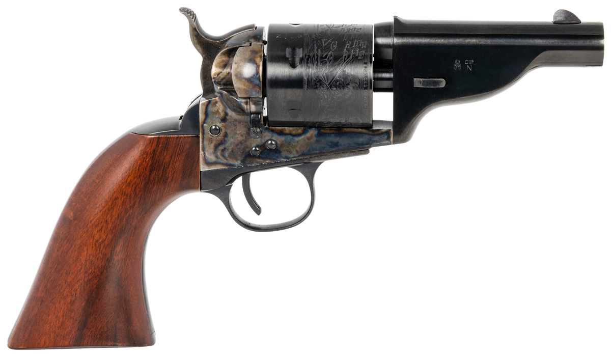 Taylor's & Company 550957 The Hickok Open-Top 45 Colt 3.50" 6-Rd SAO Revolver