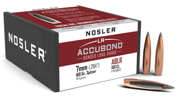 Nosler AccuBond Long Range 7mm 168gr Spitzer 100/Box