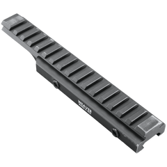 Weaver Mounts 99673 Flat Top Riser Rail Black Anodized 0 MOA
