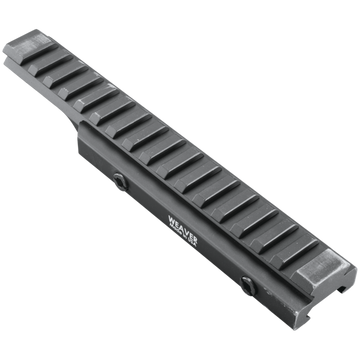 Weaver Mounts 99673 Flat Top Riser Rail Black Anodized 0 MOA
