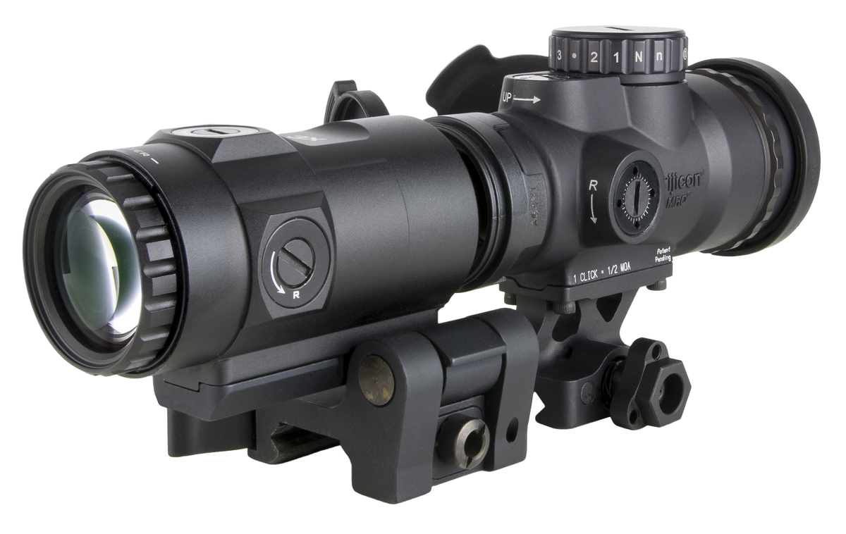 Trijicon MRO HD Patrol Combo 1x25mm 68 MOA/2 MOA Green Dot Reticle w/ 3x Magnifier