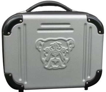 Bulldog BD580 Double Molded Pistol Case Black/Gray ABS Polymer Holds 4 Handguns