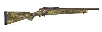 Mossberg Patriot Compact 308 Win 16.25" 5+1 Bolt-Action Rifle - MultiCam / Patriot Brown Cerakote