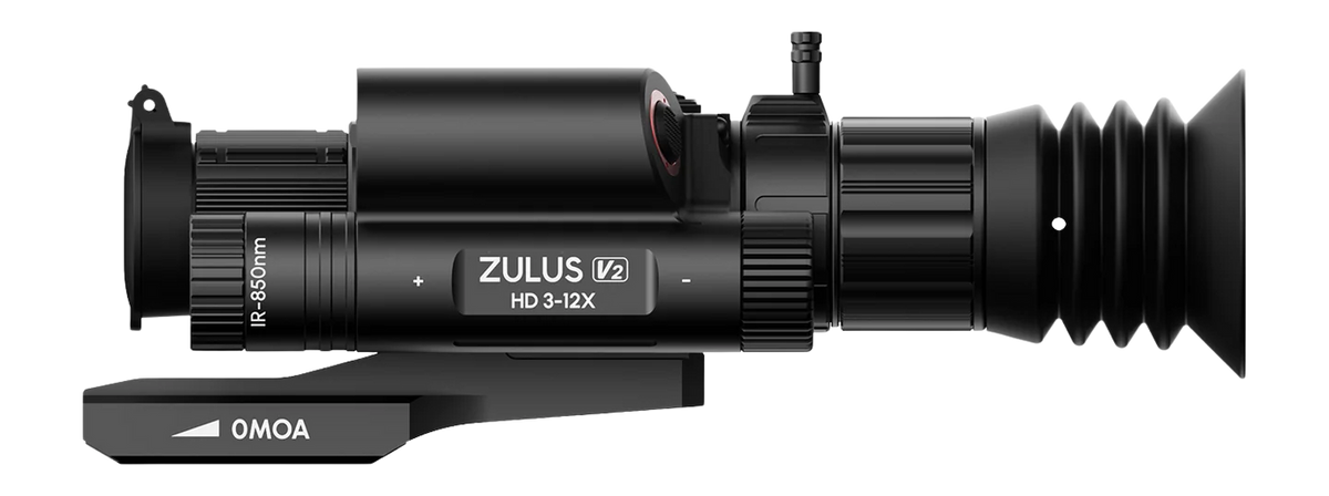 DNT Optics Zulus HD V2 3-12x Digital Day/Night Vision Scope w/ Laser Rangefinder