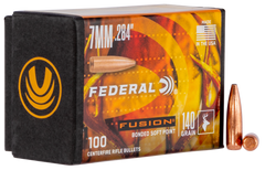 Federal Fusion Component 7mm .284 140gr Fusion Soft Point - 100/Box