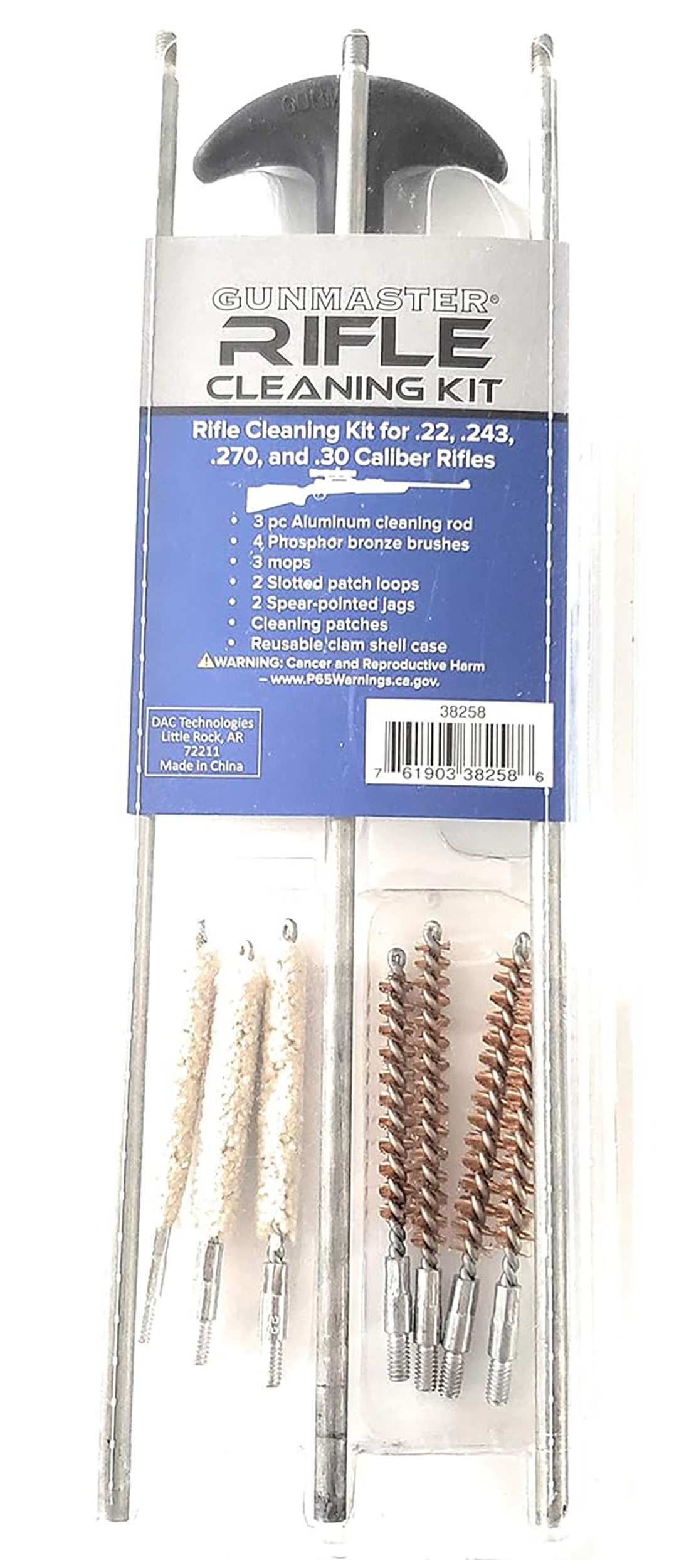 DAC GunMaster Universal Rifle Cleaning Kit 16-Piece