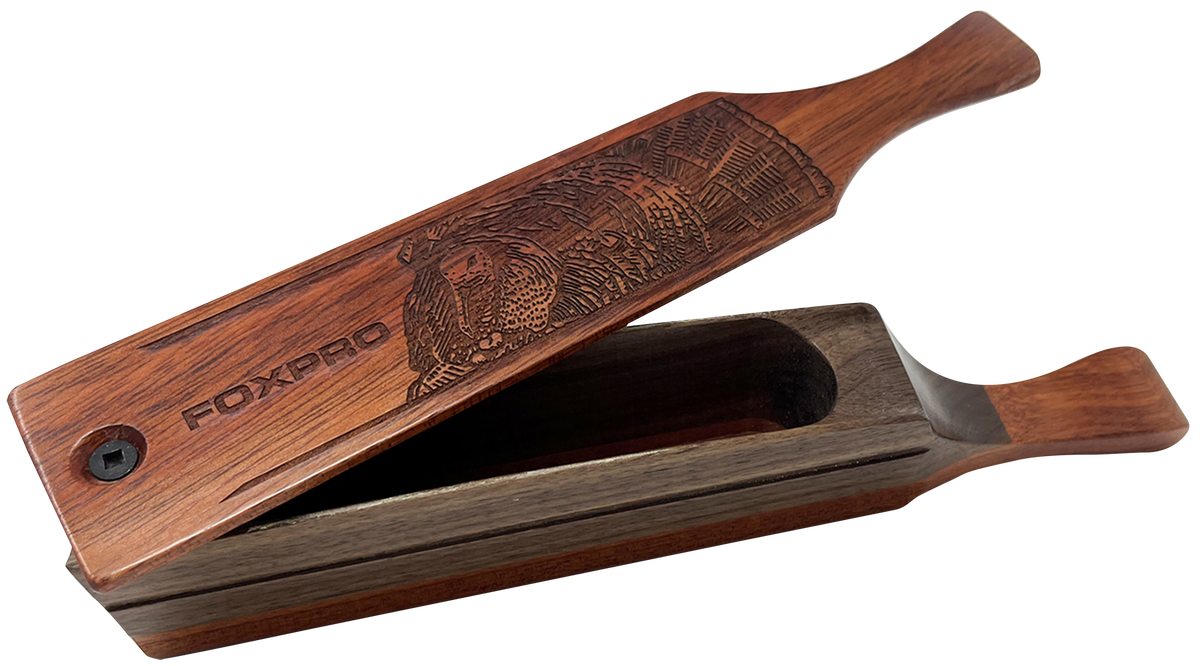 Foxpro Tempo Box Call Turkey Sounds - Bloodwood Lid