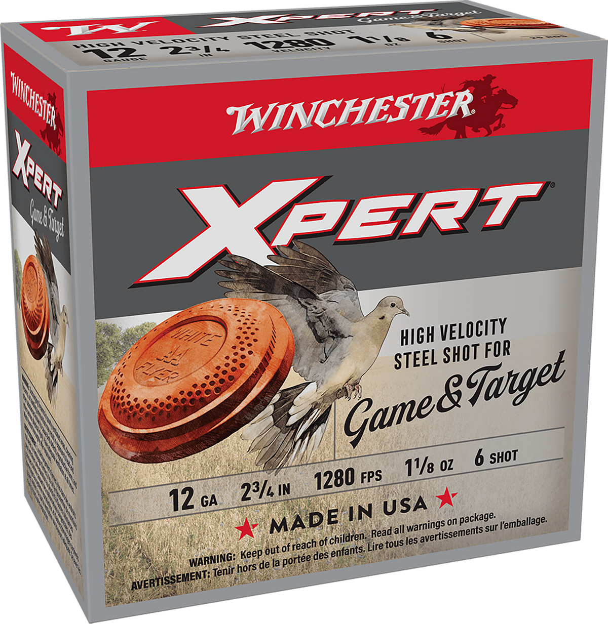 Winchester Ammo Super X Xpert 12 Gauge 2.75" 1-1/8 oz #6 Shot 25 Rd - Box or Case