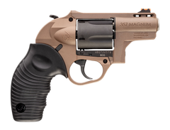 Taurus 605 Poly Protector Small 357 Mag/38 Special +P 2" 5-Shot DA/SA Revolver - Brown Polymer/Black