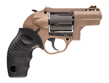 Taurus 605 Poly Protector Small 357 Mag/38 Special +P 2" 5-Shot DA/SA Revolver - Brown Polymer/Black