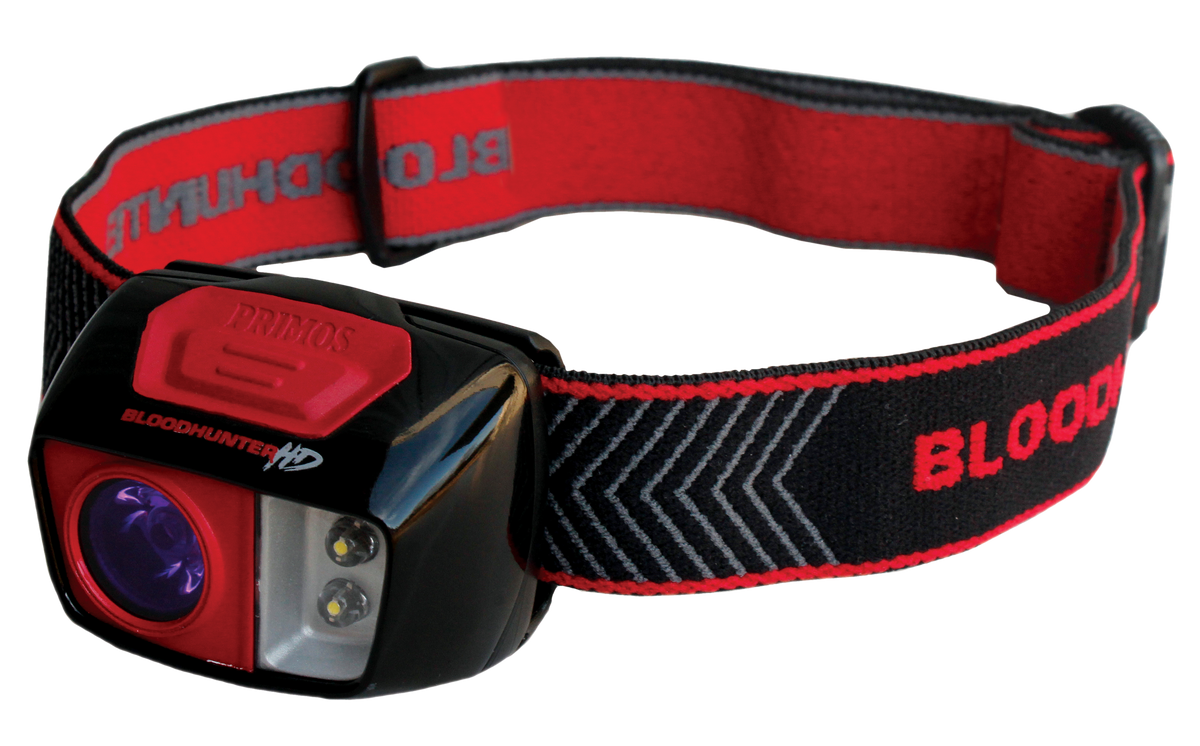 Primos Bloodhunter HD Headlamp 200 Lumens White LED Black/Red - AAA