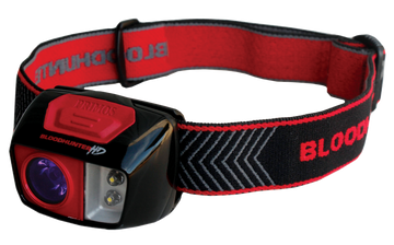 Primos Bloodhunter HD Headlamp 200 Lumens White LED Black/Red - AAA