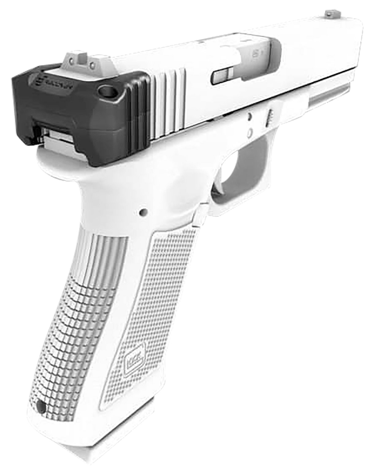 Recover Innovations GCH1701 Upper Charging Handle Black Polymer - Glock 17/19/22/23/24/26/27/35 Ambidextrous