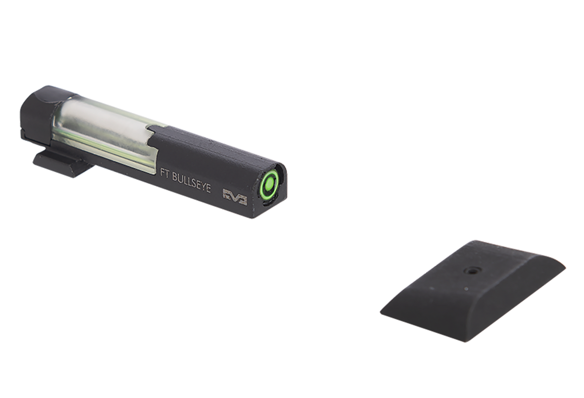 Meprolight USA FT Bullseye Front Sight Green Tritium Fiber Optic - S&W M&P Shield Dovetail