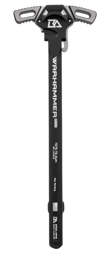 Breek Arms Warhammer Mod2 AR-15/M16 7075-T6 Ambidextrous Charging Handle - Gray