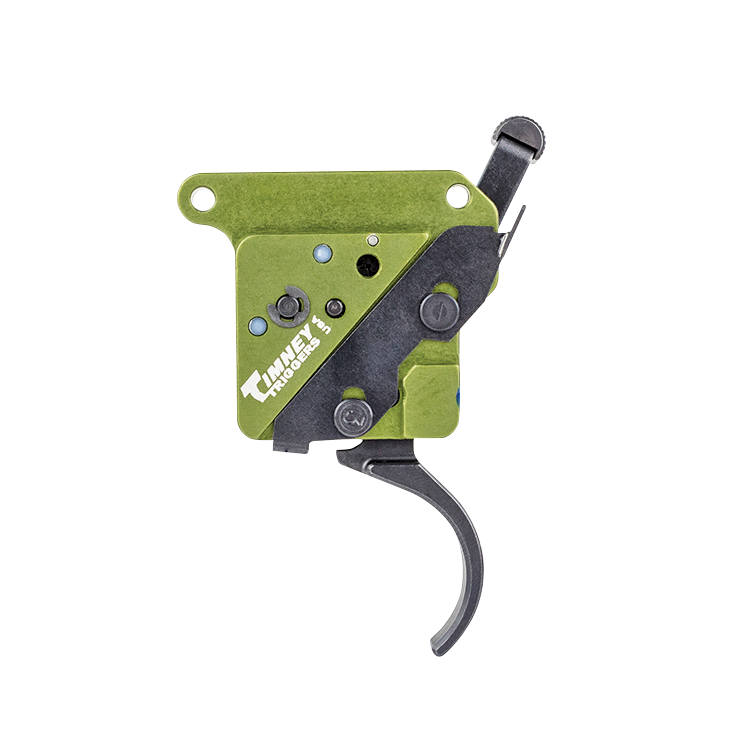 Timney Triggers 510V2 Elite Hunter Curved Trigger 3 lbs Black / Green for Remington 700 Right
