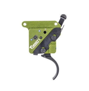 Timney Triggers 510V2 Elite Hunter Curved Trigger 3 lbs Black / Green for Remington 700 Right