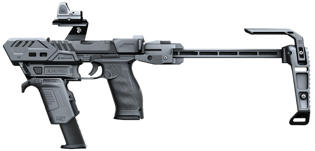 Recover Innovations S-Pro MG Conversion Kit for Walther PDP - Black Polymer