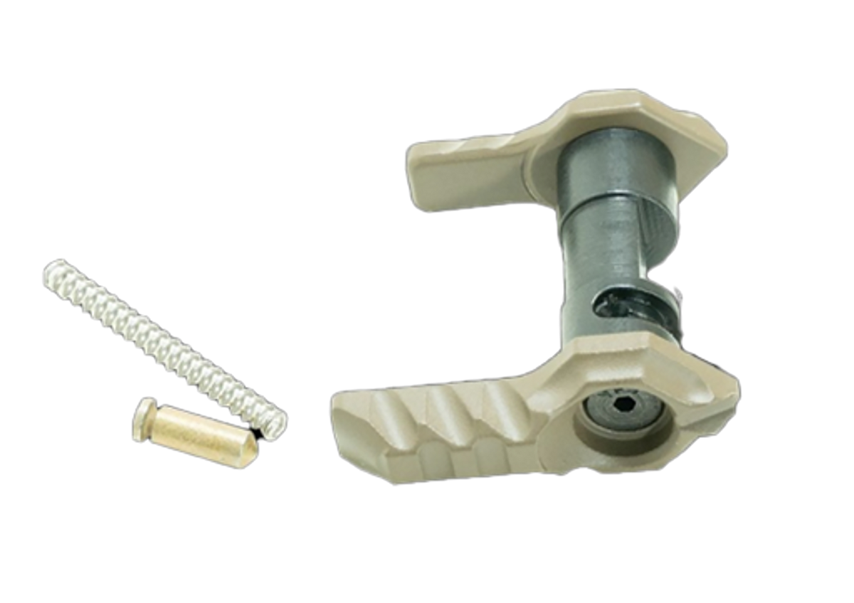 Timber Creek Outdoors Greyman Ambidextrous Safety Selector 45/90 Degree AR Platform Desert Aluminum