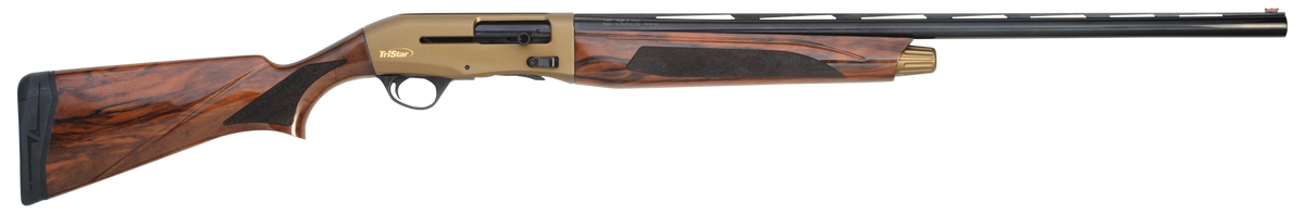 TriStar Viper G2 Pro 20 Gauge 26" 3" 5+1 Semi-Auto Shotgun - Bronze Cerakote, Turkish Walnut