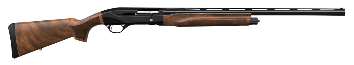 Retay USA Gordion Upland Inertia Plus 12 Gauge 26" 3" 4+1 Semi-Auto Shotgun - Polished Jet Black