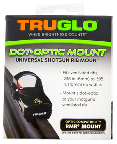 TruGlo TG8954U2 Universal Shotgun Rib Mount Black RMR Footprint